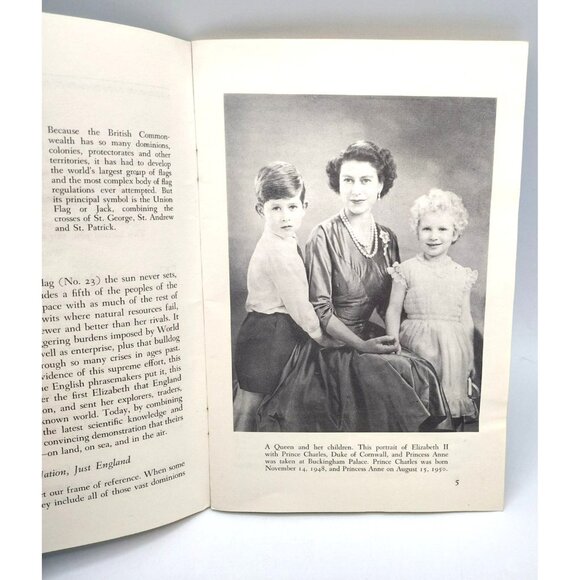 Vintage 1956 Queen Elizabeth England Around the World Program Book Princess - Picture 3 of 15